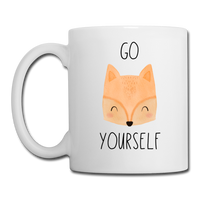 Go Fox Yourself Coffee or Tea Mug - white