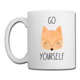 Go Fox Yourself Coffee or Tea Mug - white