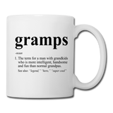 Gramps Definition Coffee or Tea Mug - white