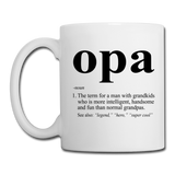 Opa Definition Coffee/Tea Mug - white
