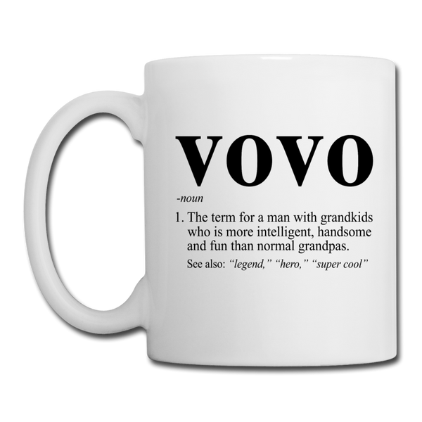 Vovo Definition Coffee/Tea Mug - white