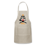 King of the Grill Adjustable Apron with Pockets - natural