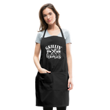 Grillin' with My Homies Adjustable Apron with Pockets for Women - black