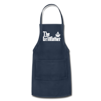 The Grillfather Adjustable Apron with Pockets for Men - navy
