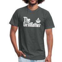 The Grillfather Unisex Jersey T-Shirt by Bella + Canvas - asphalt