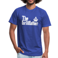 The Grillfather Unisex Jersey T-Shirt by Bella + Canvas - royal blue