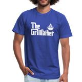 The Grillfather Unisex Jersey T-Shirt by Bella + Canvas - royal blue