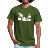 The Grillfather Unisex Jersey T-Shirt by Bella + Canvas - olive
