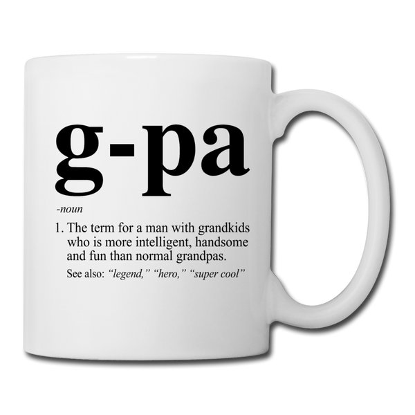 G-Pa Grandpa Definition Coffee/Tea Mug - white