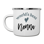 World's Best Nonna Camping Mug - white