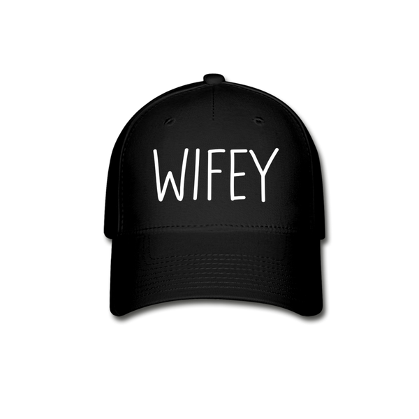 Wifey Baseball Cap - black