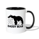 Daddy Bear 11oz Contrast Coffee Mug - white/black