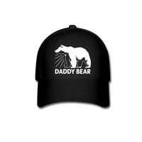 Daddy Bear Baseball Cap - black
