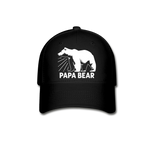 Papa Bear Baseball Cap - black
