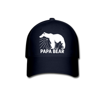 Papa Bear Baseball Cap - navy