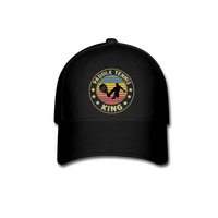Paddle Tennis King Baseball Cap - black