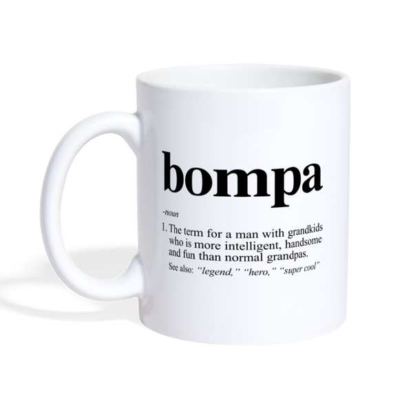 Bompa Definition Coffee/Tea Mug - white