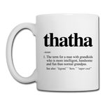 Thatha Definition Coffee/Tea Mug - white