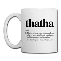 Thatha Definition Coffee/Tea Mug - white