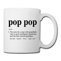 Pop Pop Definition Coffee/Tea Mug - white