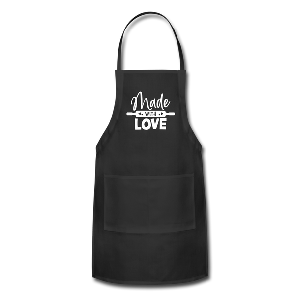 Made with Love Adjustable Apron - black