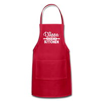 Queen of the Kitchen Adjustable Apron - red