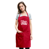 Queen of the Kitchen Adjustable Apron - red