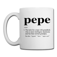 Pepe Definition Coffee/Tea Mug - white