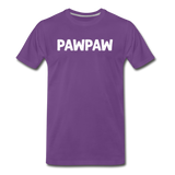 Pawpaw Men's Premium T-Shirt - purple