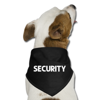 Security Dog Bandana - black