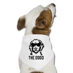The Dood Dog Bandana - white
