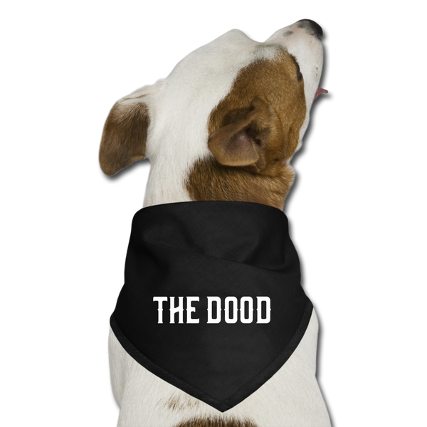 The Dood Dog Bandana - black