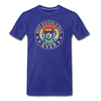 Best Doodle Dad Ever Men's Premium T-Shirt - royal blue