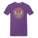 Best Doodle Dad Ever Men's Premium T-Shirt - purple
