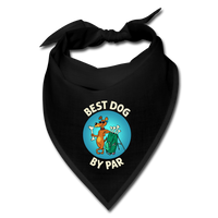 Best Dog By Par Bandana - black