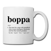 Boppa Definition Coffee/Tea Mug - white