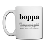 Boppa Definition Coffee/Tea Mug - white
