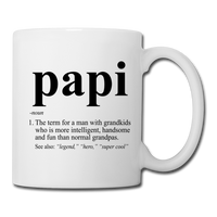 Papi Definition Coffee/Tea Mug - white