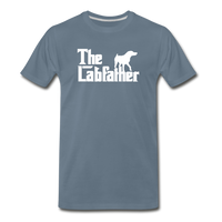 The Labfather Men's Premium T-Shirt - steel blue