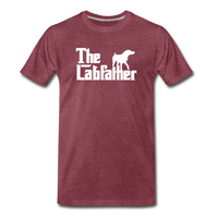 The Labfather Men's Premium T-Shirt - heather burgundy