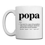 Popa Definition Coffee/Tea Mug - white