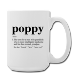 Poppy Definition Coffee/Tea Mug 15 oz - white