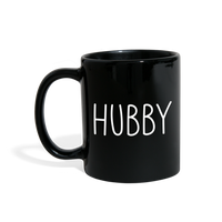 Hubby Full Color Mug - black