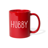 Hubby Full Color Mug - red