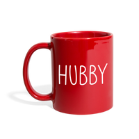 Hubby Full Color Mug - red