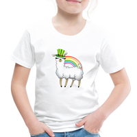 Lucky Llama Toddler Premium T-Shirt - white