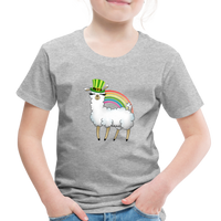 Lucky Llama Toddler Premium T-Shirt - heather gray