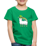 Lucky Llama Toddler Premium T-Shirt - kelly green