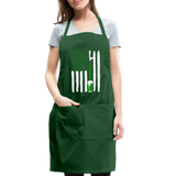 American Flag Green Beer on Tap Adjustable Apron - forest green