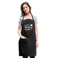 St. Patty's Is Whiskey Business Adjustable Apron - black